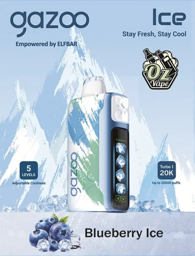 Gazoo – Blueberry Ice – 20,000