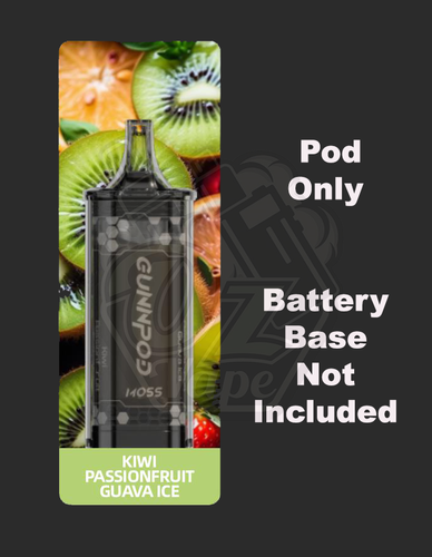 Gunnpod Moss Pod Only – Kiwi Passionfruit Guava Ice – 8,000