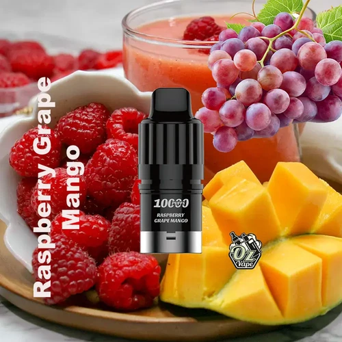 iGet Bar Plus S3 Pod Only – Raspberry Grape Mango – 10,000