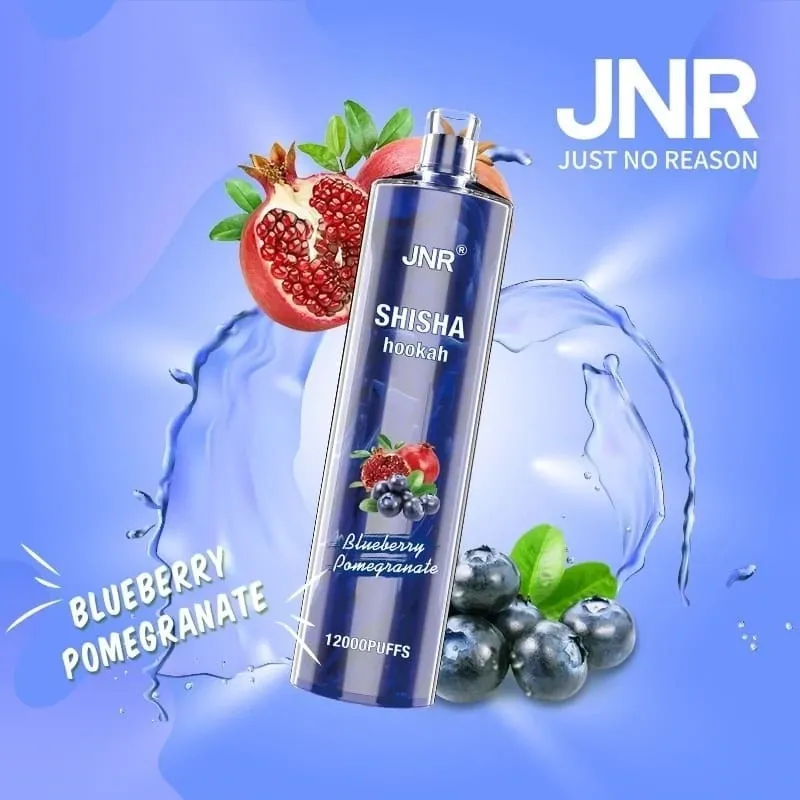 JNR SHISHA HOOKAH – BLUEBERRY POMEGRANATE 12000 PUFFS – AusVape Direct