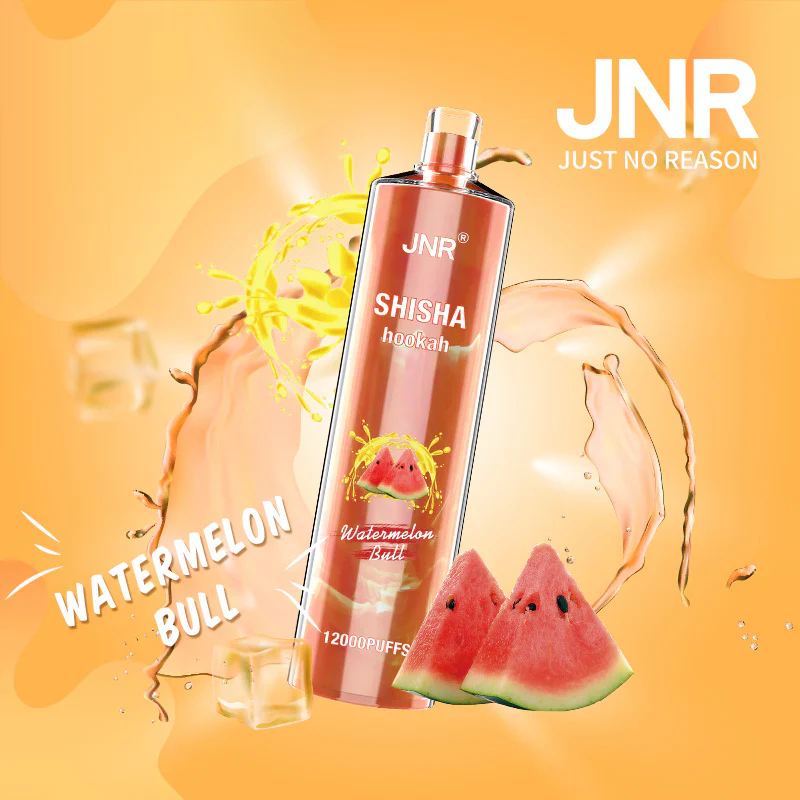 JNR Shisha Hookah – Watermelon Bull 12,000 Puffs – AusVape Direct