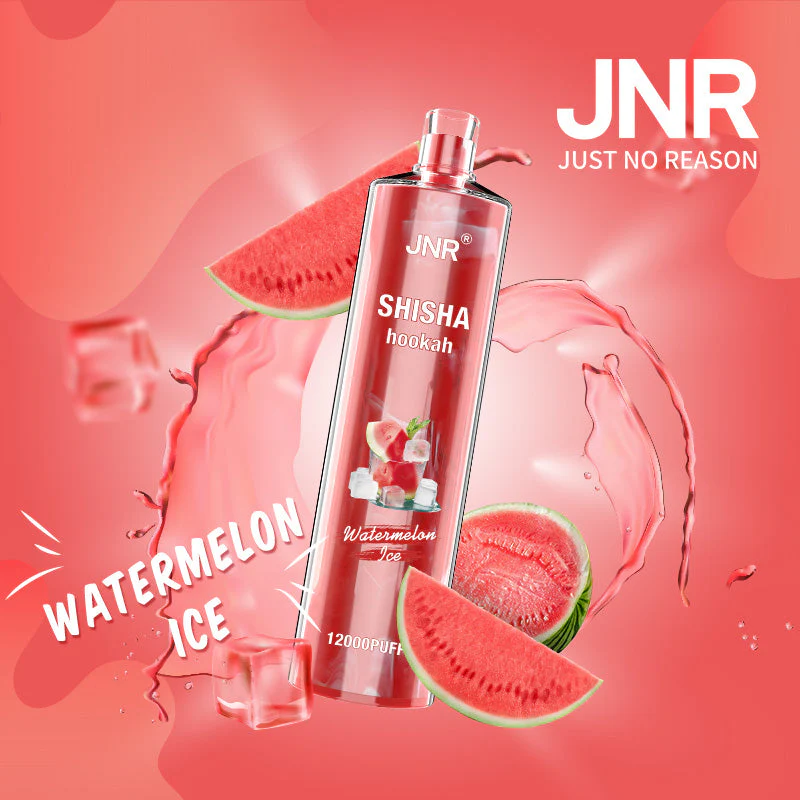 JNR Shisha Hookah – WATERMELON ICE 12,000 – AusVape Direct