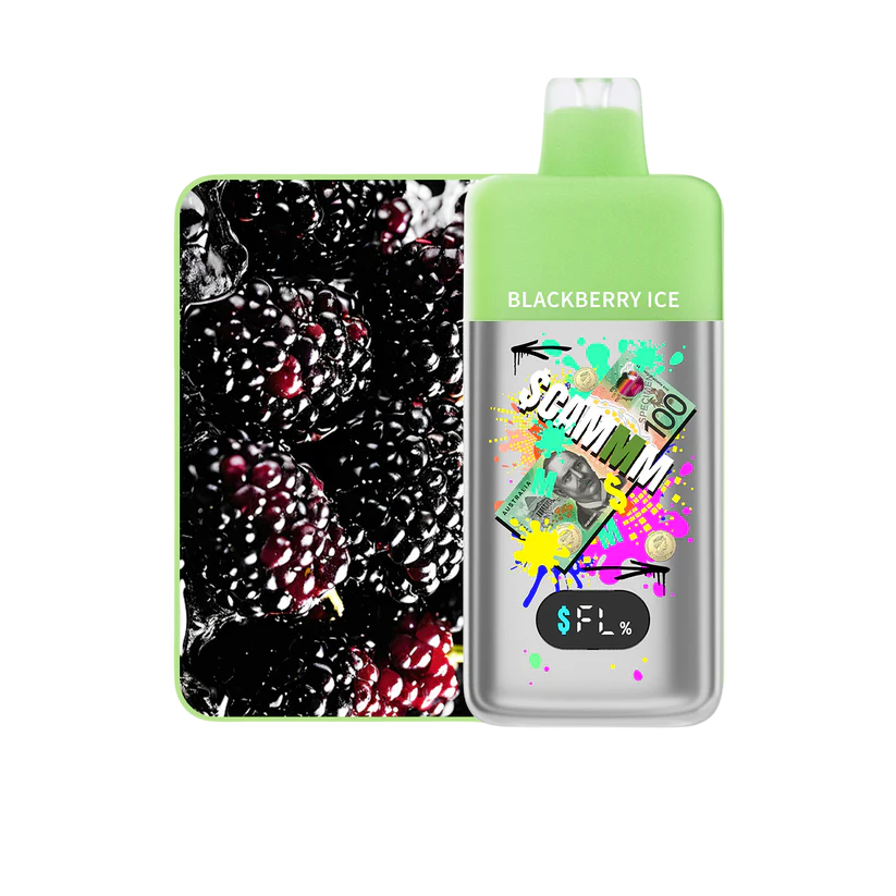 SCAMMM – Blackberry Ice 15,000 PuffS – AusVape Direct